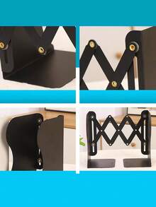 1pc Extendable Bookshelf: Creative Plastic Book Clips, Binding Rack, Bookshelf, Pen Holder, Student-Friendly Space Saver And Efficient Study Organizer. - Multicolor - View 6