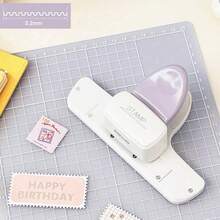 1pc DIY Lace Embossing Machine, Artistic Hole Punch, Cute Edging Tool, Scrapbooking Hole Punch - multicolor - View 19