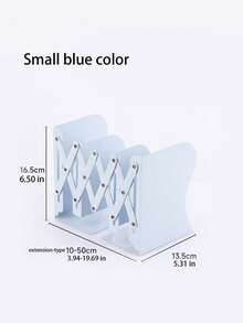 1pc Extendable Bookshelf: Creative Plastic Book Clips, Binding Rack, Bookshelf, Pen Holder, Student-Friendly Space Saver And Efficient Study Organizer. - Multicolor - View 4