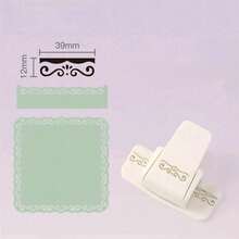 1pc DIY Lace Embossing Machine, Artistic Hole Punch, Cute Edging Tool, Scrapbooking Hole Punch - multicolor - View 20