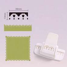 1pc DIY Lace Embossing Machine, Artistic Hole Punch, Cute Edging Tool, Scrapbooking Hole Punch - multicolor - View 24