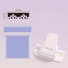 1pc DIY Lace Embossing Machine, Artistic Hole Punch, Cute Edging Tool, Scrapbooking Hole Punch - multicolor - View 21