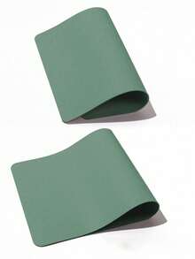 Alas Meja Nail Art Tahan Air dan Tahan Lama, Terbuat dari Kulit PU yang Tahan Air dan Lembut, Dirancang untuk Meja Studio dan Sandaran Tangan Nail Art yang Dapat Dilipat. Ideal untuk Seniman Kuku di Salon dan untuk Penggunaan di Rumah. - Mint Green - View 5