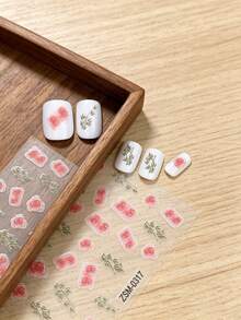 精緻蝴蝶翅膀美甲貼紙 自黏式無香手腳飾品 優雅設計 易貼敷 秋冬DIY美甲適用 - ZSM317 - 查看 5