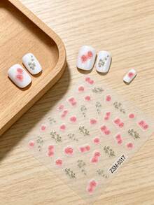 精緻蝴蝶翅膀美甲貼紙 自黏式無香手腳飾品 優雅設計 易貼敷 秋冬DIY美甲適用 - ZSM317 - 查看 2