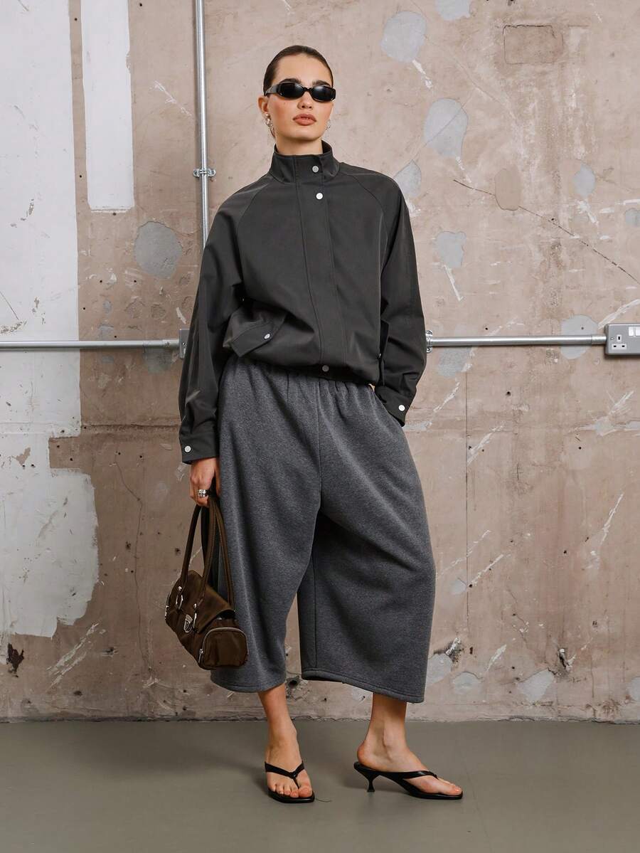 COUREZ Oversized Casual Balloon Sleeve Jacket Y2K Fall Autumn For Women ...