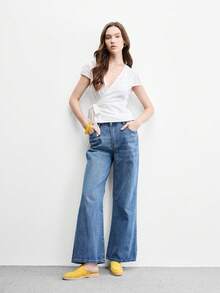 CUCCOO BIZCHIC 女款休閒通勤平底走路鞋，聖誕設計款 - 黃色, - 查看 6