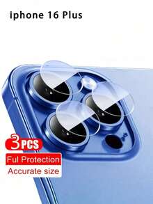 A Set Of Tempered Glass Lens Protectors, Cases, And Clear Tempered Glass Screen Protectors For The Rear Camera Of The 16/16Pro/16ProMax/16Plus. Ideal As A Birthday Gift, Lens Protector For Family And Friends, And Other Mobile Phone Accessories. - Clear - View 11