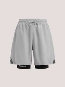 Driftmere 3pcs Men Lightweight Quick-Dry Breathable Gym Sports Shorts, Casual Running Shorts - Multicolor - View 10