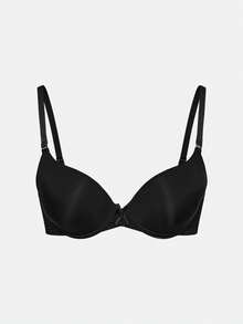 SHAPORA Lencería de mujer minimalista casual de color liso suave con copa fina (3 piezas) - Multicolor - Ver 7