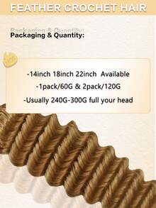 Boho Braids Rambut Kepang Boho Miracle Knots Crochet Rambut Manusia 100% Remy Feather Line Crochet Hair Braids Salon Silky Seamless Invisible Solid Color 27# Honey Blonde Feather Crochet Human Hair Braiding For Woman Micro Pre Looped Deep Wave Human Hair Extensions - S27 - View 5
