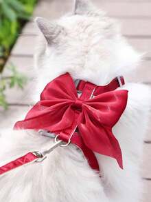 PETSIN 1套猫咪胸背带和牵引绳套装，防逃脱透气背心式牵引绳，适用于猫狗 - 彩色 - 查看 10