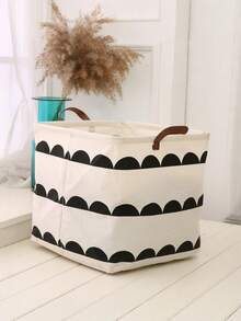 1pc Pet Storage Basket, Foldable And Waterproof, Dirty Clothes Storage Basket, Storage Basket For Pet Dirty Clothes And Toys, Snack Storage - Multicolor - View 4