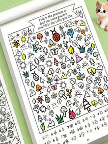POKOJA LAND 1000+ Pictures, 32-Page Find And Color Activity Book | Fun Focus And Attention Workbook, Educational Early Learning Tool For Home And School Use, Printed On Paper - Multicolor - View 6