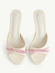 CUCCOO CHICEST Ladies Small Round Toe Thin Heel Elegant High Heel Sandals - Apricot - View 2