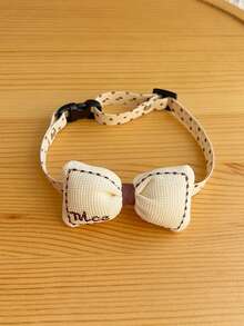 PETSIN 1PC Summer Meira Style Pet Collar Flower Bow Silent Necklace Decor For Cats Dogs - Brown - View 11