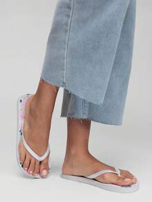 Grefit Sandal Jepit Wanita Motif Tropis Musim Panas, Sandal Jepit Pantai Modis, Cocok untuk Liburan Musim Panas dan Liburan Tahun Baru, Gaya Santai di Pantai - bubuk bunga sakura - View 4