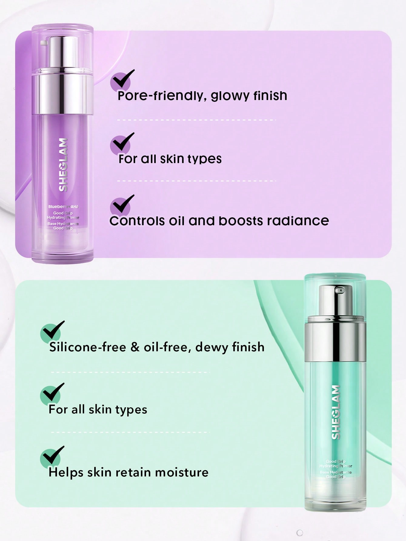 Good Grip Hydrating Primer-Blueberry + AHA 5