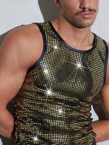 FeverCity 男士亮面百搭休閒日常上衣 - 彩色 - 查看 3