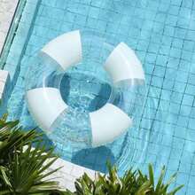Transparent Inflatable Swimming Ring, Thick Pvc Crystal Swimming Ring Underarm Float Ring, Transparent Cute Underarm Float Ring Suitable For Adults, Applicable To Beach, Pool And Party - Multiple Styles - View 10