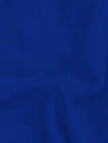 Manfinity Swimmode 男士度假拼接撞色腰部繫帶三角泳褲 - 藍色 - 查看 7