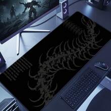 1pc Dark Gothic Centipede Gaming Mouse Pad - Large Non-Slip Rubber Desk Mat With Ribbed Design, Durable Polyester Surface, Suitable For Office And Gaming, Ideal Gift For Men And Women, Desktop Mouse Pad - multicolor - View 5