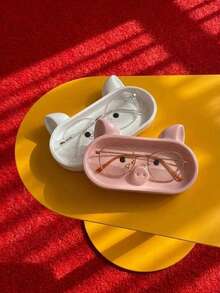 Joivida 1/2pcs Cute Pig Shaped Glasses Case, Cartoon 3D Printed Glasses ...