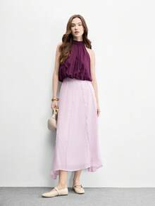 CUCCOO BIZCHIC 女款時尚通勤百搭休閒瑪麗珍平底鞋，聖誕與春季鞋款 - 米白色 - 查看 6