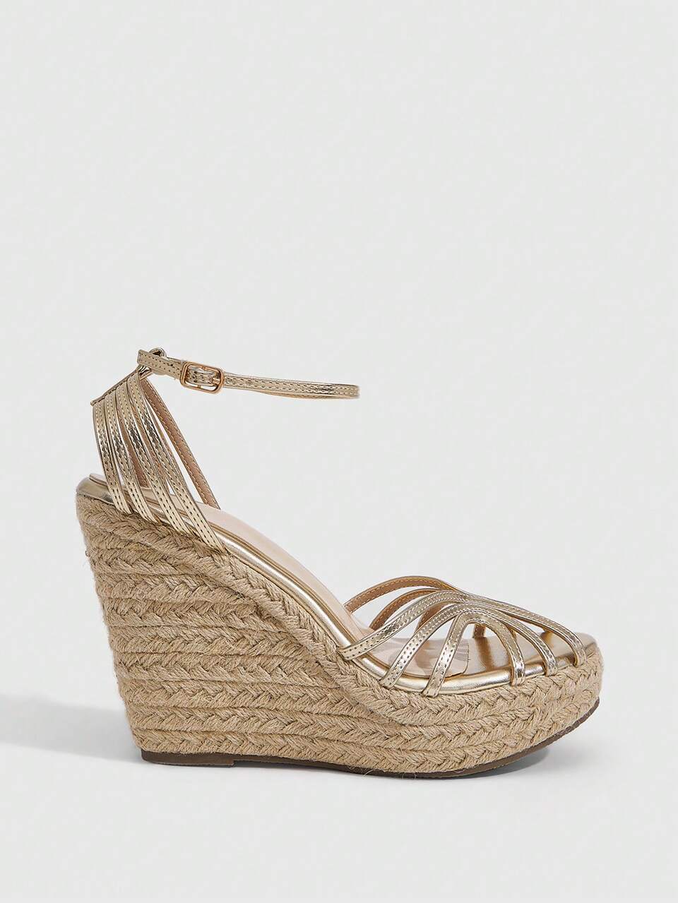 CUCCOO SZL Women Fashion Casual Versatile Sexy Cross Strap Straw Ladies Comfortable Wedge Heel Sandals Commuter Dating Party Festival Party Wedding Vacation
