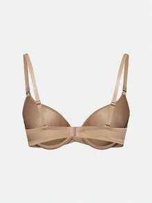 SHAPORA Lencería de mujer minimalista casual de color liso suave con copa fina (3 piezas) - Multicolor - Ver 5