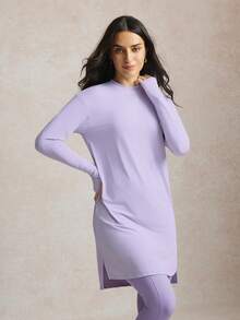 Activina Camiseta deportiva de manga corta y top de tirantes para mujer - Púrpura malva - Ver 5