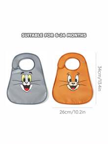 TOM & JERRY X SHEIN 防油防污 TPU 材質保護圍裙 - 彩色 - 查看 5