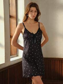 Bisouelle Vestido de tirantes con estampado de leopardo sexy para mujer, nuevo estilo de primavera/verano, vestido camisero, tela suave y cómoda - Negro - Ver 1