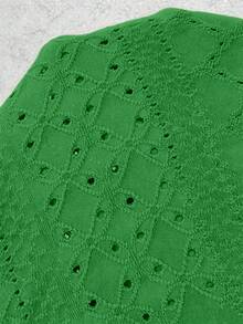 EMERY ROSE Camiseta de tirantes de unicolor casual de verano talla grande - Verde - Ver 6