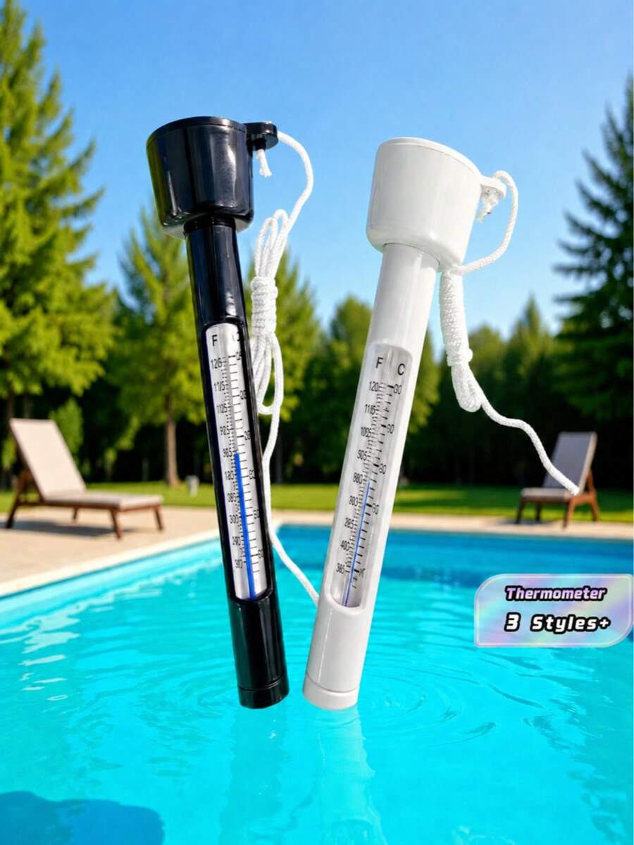 Floating Pool Thermometer Water Floating Design Swimming Pool Cleaning Accessory - A - View 1