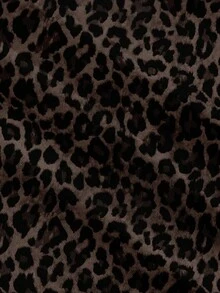 SHEIN MOD 3PCS Women's 3pk Sleeveless Tops-Beach/Vacation/Travel; Off/One-Shoulder; Apricot/Leopard/Black; School - Multicolor - View 8