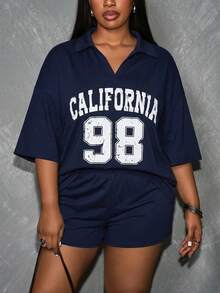 Slaydiva New Spring Summer Styles Suitable For Everyday Wear Gym School Travel Beach Seaside Pool Yacht Sunbathing Graduation Season Birthday Parties Casual - Navy Blue - View 9