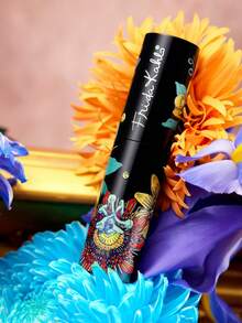 Frida Kahlo X SHEIN 1個 0.27oz/8ml 藝術圖案印花噴霧瓶，適用於香水、化妝水及其他液體，附漏斗，可重複填充，花卉、墨西哥風格、芙里達、藝術家 - 黑色 - 查看 3