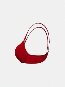 SHAPORA Lencería de mujer minimalista casual de color liso suave con copa fina (3 piezas) - Multicolor - Ver 15