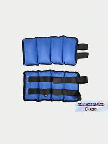 2pcs 6kg/13lb Weighted Training Sandbags, Strength Training Wrist & Ankle Sandbags - Blue - View 4