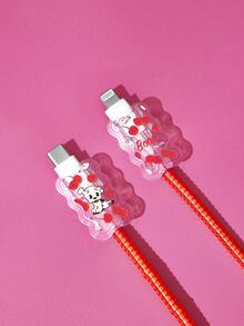 Betty Boop x SHEIN Funda para cable de datos compatible con cargador de - Multicolor - Ver 7