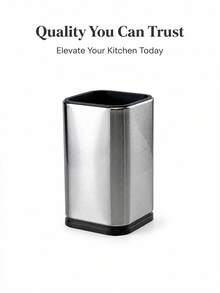 Stainless Steel Kitchen Kitchenware Storage Barrel Tableware Box Chopsticks Barrel Knife And Fork Spoon Storage Barrel - One Size - View 8