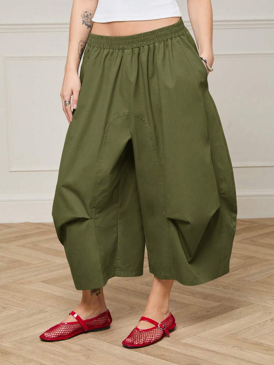 COUREZ Pantalones para mujer - Verde Niebla - Ver 1