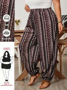 SHEIN CURVE+ 女士无缝高腰提臀塑身内裤 - 黑色 - 查看 11