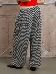 COUREZ Low Rise Balloon Y2K Summer For Women Sweatpants Casual Bottoms Comfy Pants Daily Lounge Travel - Dark Grey - View 3