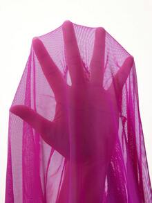 Elorette Ladies' Solid Color Simple Daily Wear Cami Sexy Lingerie Dress - Purple - View 8