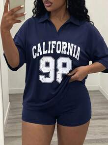 Slaydiva New Spring Summer Styles Suitable For Everyday Wear Gym School Travel Beach Seaside Pool Yacht Sunbathing Graduation Season Birthday Parties Casual - Navy Blue - View 2