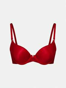 SHAPORA Lencería de mujer minimalista casual de color liso suave con copa fina (3 piezas) - Multicolor - Ver 4
