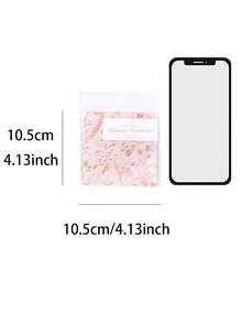 MOCARD 20入/包 壓花蠟封貼紙，復古創意美學貼紙，DIY裝飾拼貼手工藝用品，節日禮物，個性化剪貼簿學校文具 - 黃色 - 查看 4