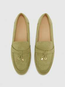 CUCCOO BIZCHIC Scarpe da donna casual, semplici e comode, con copertura del piede portatile, adatte per l'ufficio e il pendolarismo, scarpe basse - Verde chiaro, - Visualizzare 7